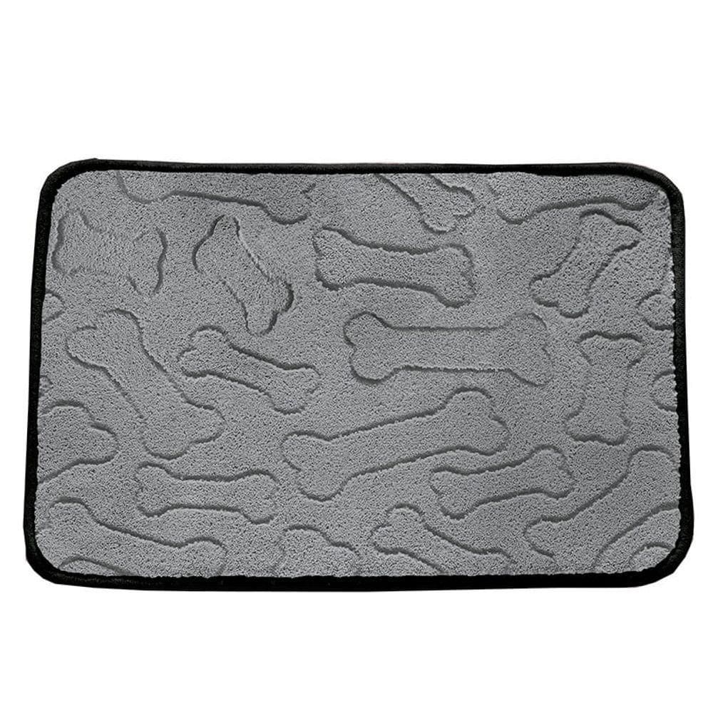 Tapete Pet Buettner Para Comedouro Pet 30cm X 40cm Cinza