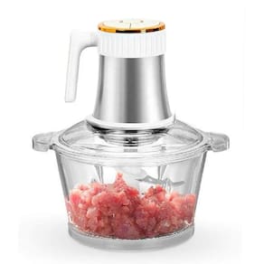 Mini Processador Moedor de Carne Eletrico 4 Laminas 3 Litros Tritura Legumes Verduras Alimentos Especiarias Preparo Refeiçao Cozinha Restaurante