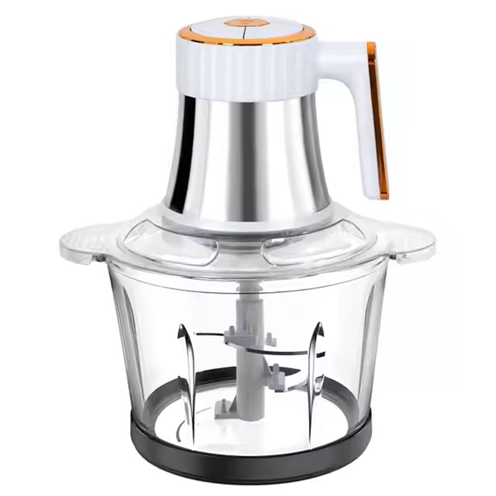 Mini Processador Moedor de Carne Eletrico 4 Laminas 3 Litros Tritura Legumes Verdura Alimentos Multifuncional Cozinha Preparo Refeiçao Potente