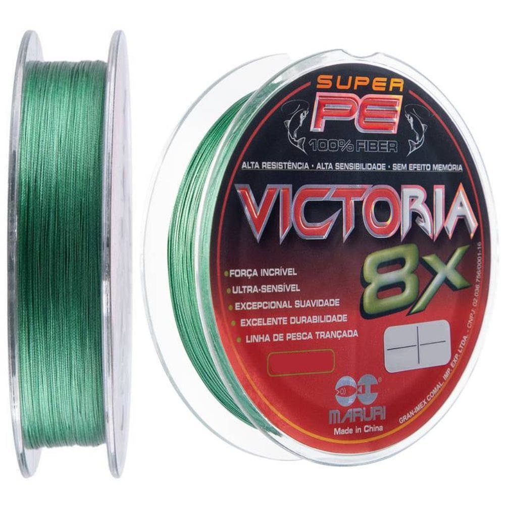 Linha Multifilamento Maruri Victoria 8x 0,24mm 26lbs 150m Verde