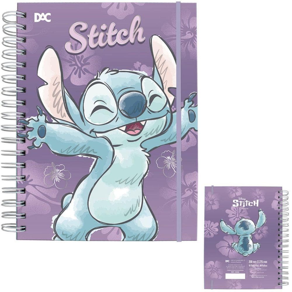 Cadaderno Univiversitário Smart Stitch 80Fl 90G - 5378 - Dac