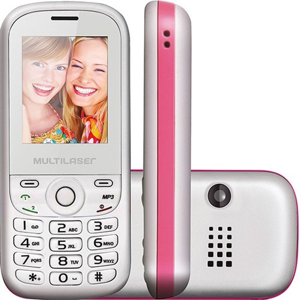 Celular Mini Multilaser Pink Compact 2 Chips