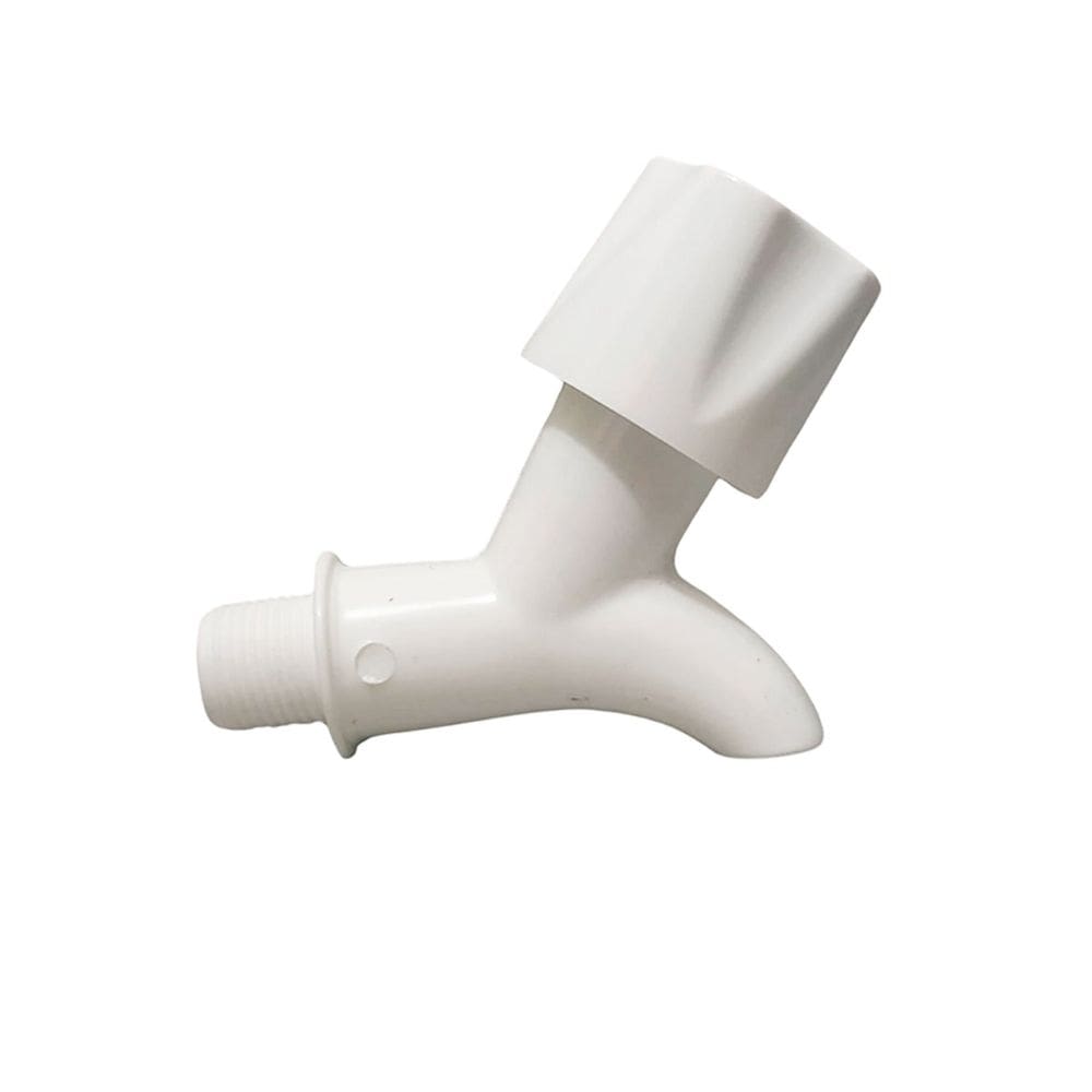 Torneira Para Bebedouro Água Industrial Branca Rosca 1/2"