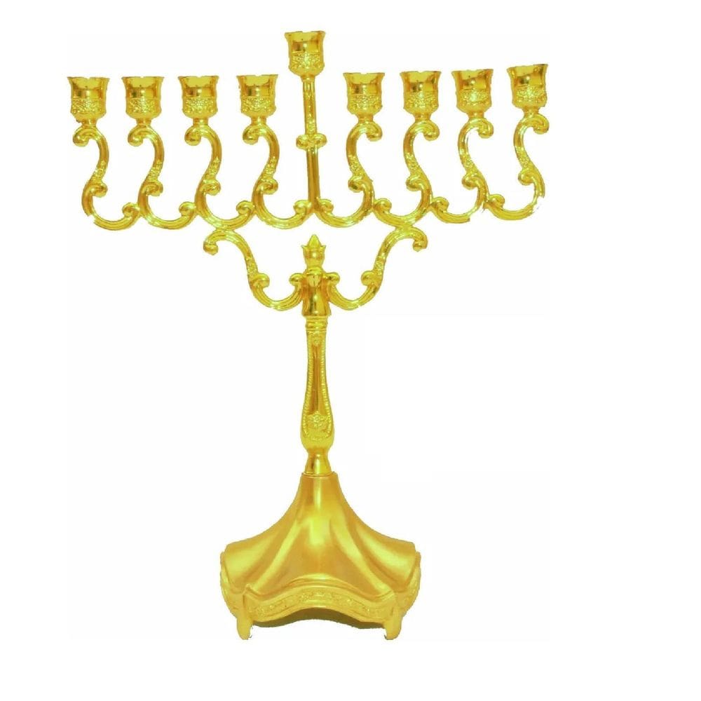 Candelabro 9 Velas - Menorá - Hanukkah Chanukiá De Israel