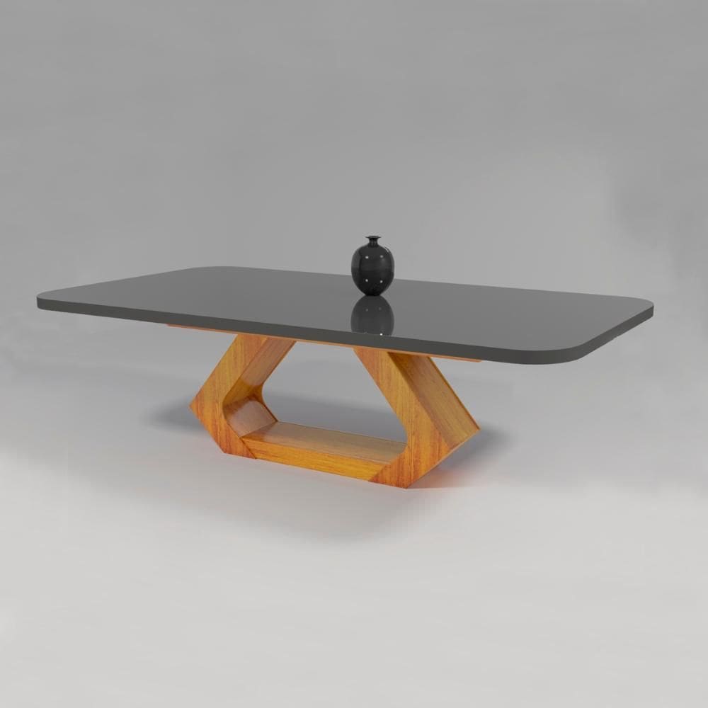 Mesa Lottus 220x110 MDF/Vidro Bom Pastor