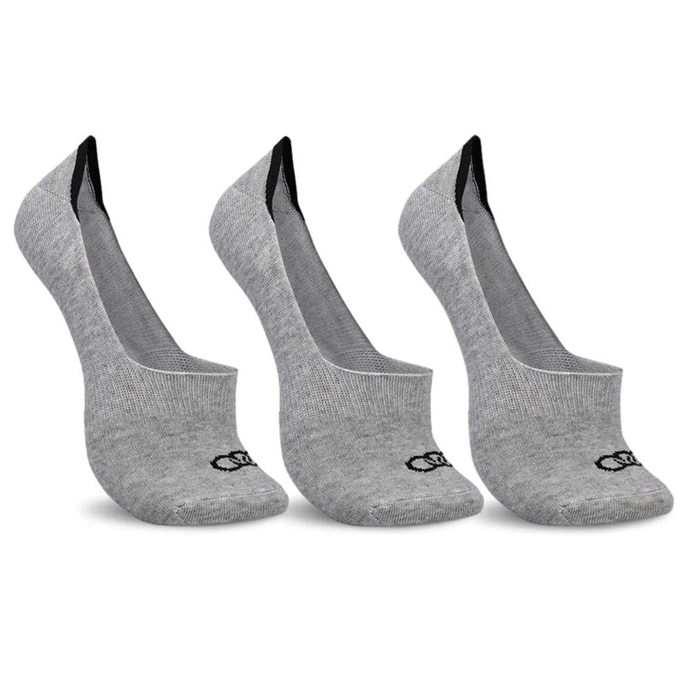 Meia Olympikus Cano Ultra Invisivel Cinza - 3 Pares