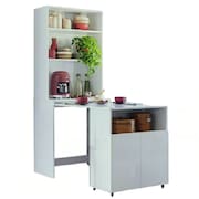 Armário de Cozinha Multifuncional com Mesa Retrátil para Café Duo Kit`s Paraná