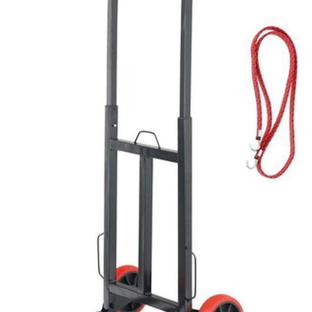Carrinho De Carga Dobravel Portatil Profissional Base Larga