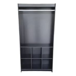 Estante Arara Colmeia Superior Preto 185X92X32Cm - Deep