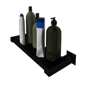 Porta Shampoo Organizador 40Cm Inox Polido Ou Preto Fosco