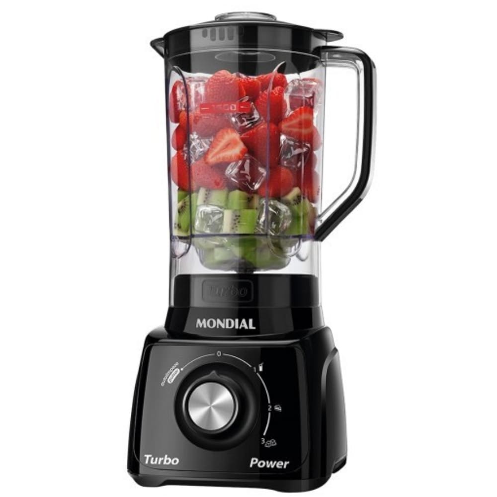 Liquidificador Mondial 500w 2 Litros Filtro 220v Preto