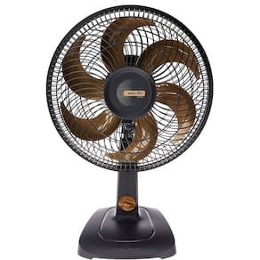Ventilador De Mesa 127V Mallory 42W 30Cm Gold 6 Pas