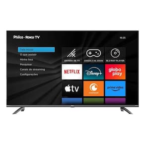 Smart TV Philco Roku TV 55" 4K Led Dolby Áudio PTV55G3ERSGB