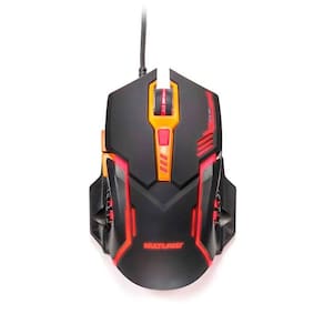 Mouse Gamer Multilaser 2400dpi Efeito Luz de Led 6 Botoes