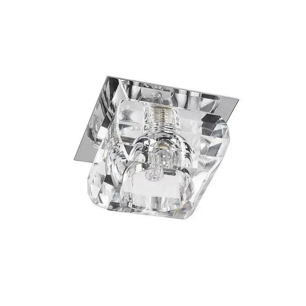 Spot De Embutir Quadrado Cristal G9 Ac661Q