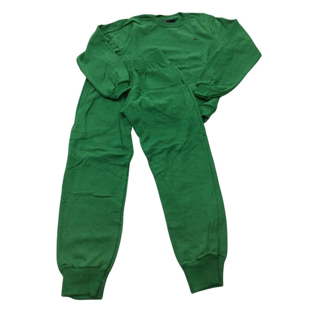 Conjunto Moletom infantil Masc verde - preto -marinho Patota