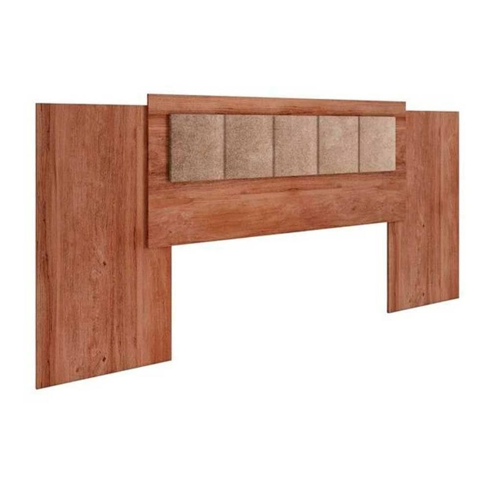 Painel de Cama Box Estofada Casal/Queen 1161 Estofada Extensível Freijo - Carraro