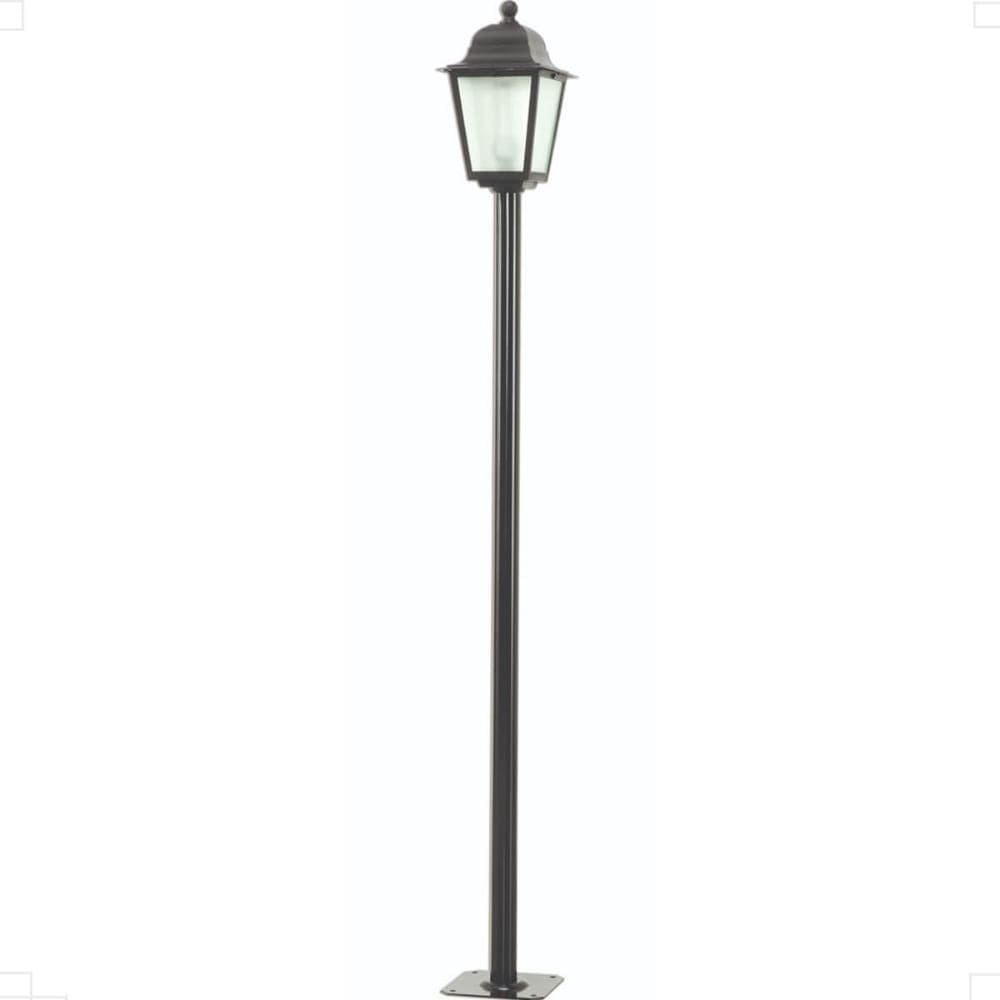 12 Postes de Luz para Jardim Colonial Luminárias de Piso Pretas Clássicas Dital Soberana
