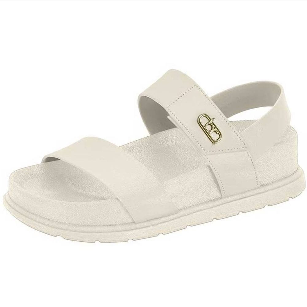 Sandália Feminina Papete Flatform Moderna Conforto Beira Rio