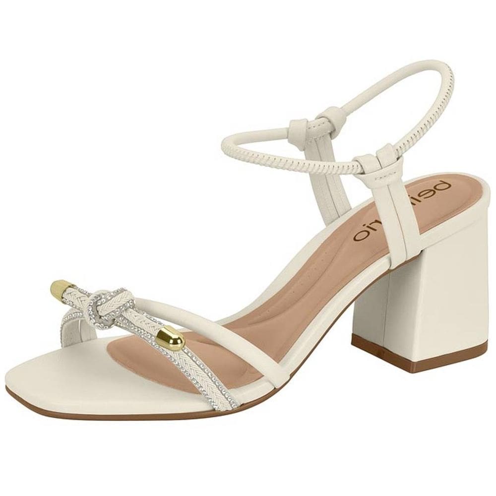 Sandália Feminina Salto Bloco Elegante Conforto Beira Rio