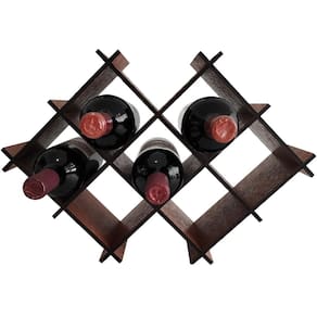 Adega De Mdf Para Mesa Com 8 Nichos Suporte Porta Garrafas De Vinho Sulartes