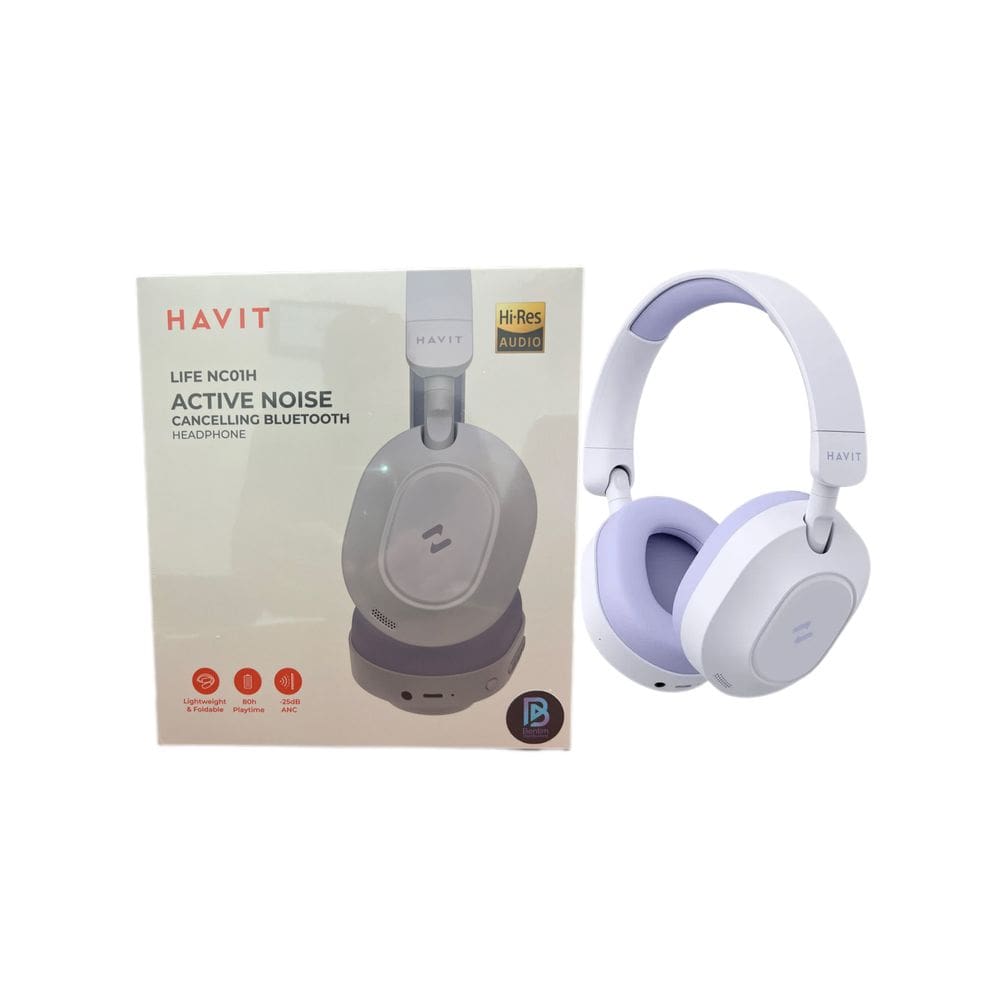 Fones De Ouvido Havit H668bt Bluetooth Roxo 80h Bateria