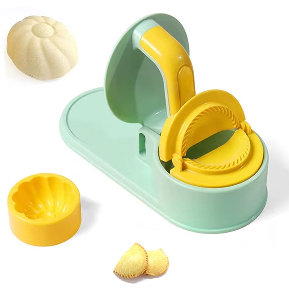 Maquina de Modelar Pastel Massa Bolinho Gyoza Ravioli Molde Lanchonete Restaurante Preparo Refeiçao Lanche Casa Cozinha