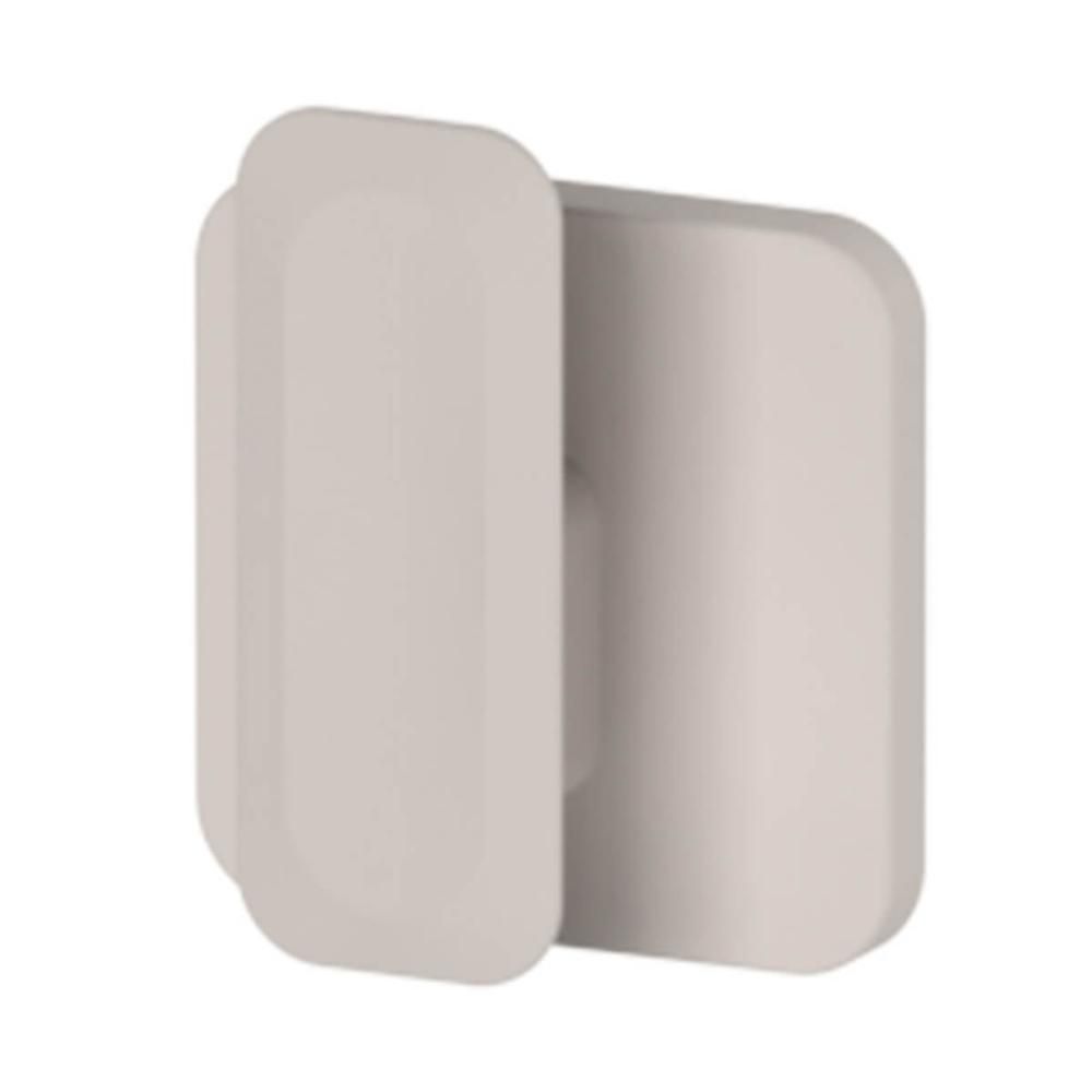 Gancho de Parede 8,5cm Porta Toalha Cabideiro Eleve Bege Adesivo Parede Ou