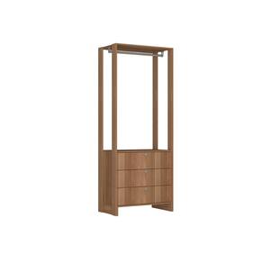 Closet com 1 cabideiro e 3 Gavetas Yes Nova Mobile Montana
