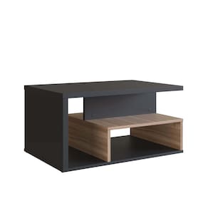 Mesa de Centro com nicho Nova Móbile Preto Montana