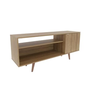 Rack Para TV até 42`` Com 1 Portas R1486 Amêndoa