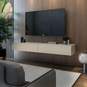 Rack Suspenso 1,40cm Móveis Eros Design Elegante e Organização Premium Em MDF