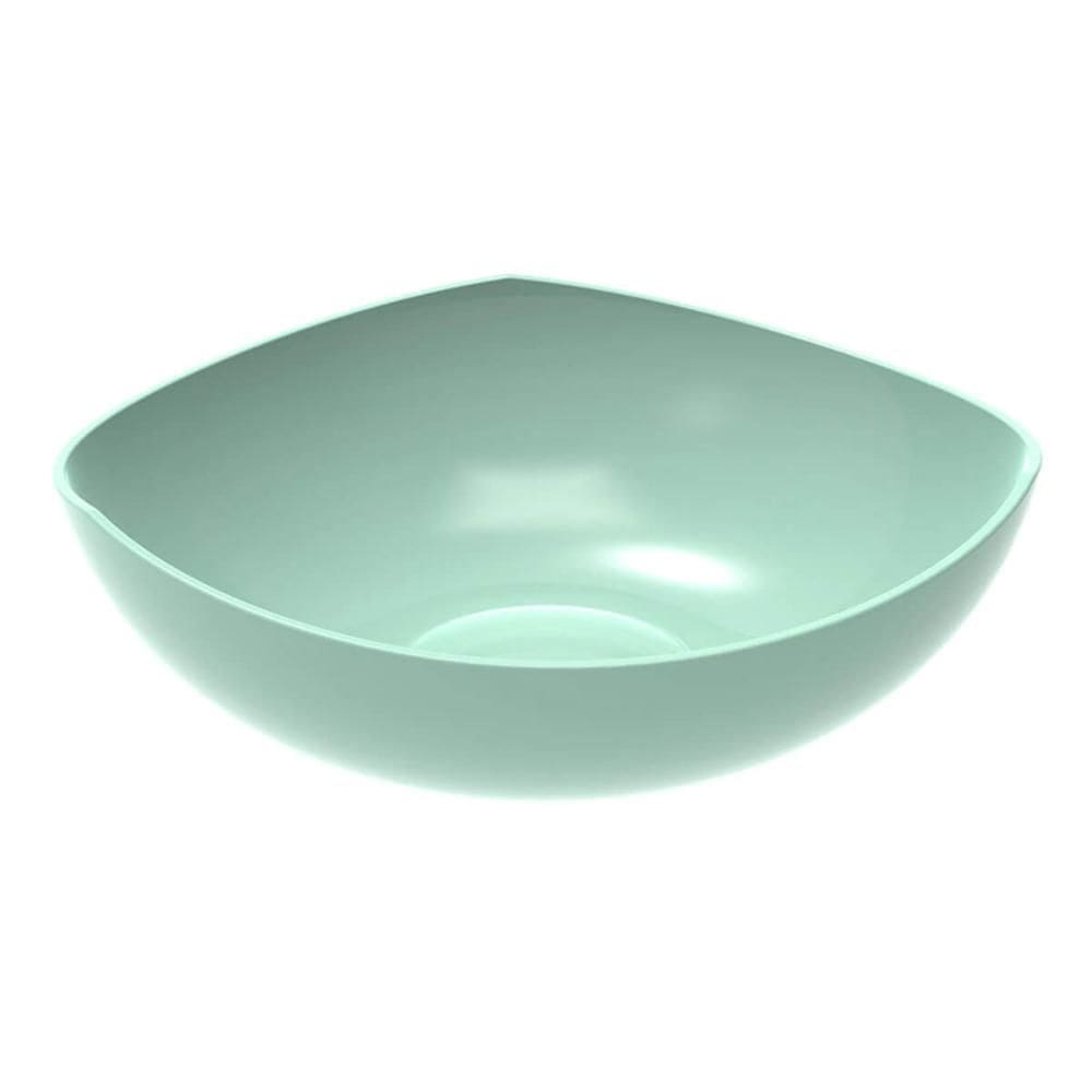 Tigela Saladeira Verde Menta Trio Plástica Crippa Salada Sobremesa Pipoca Doces