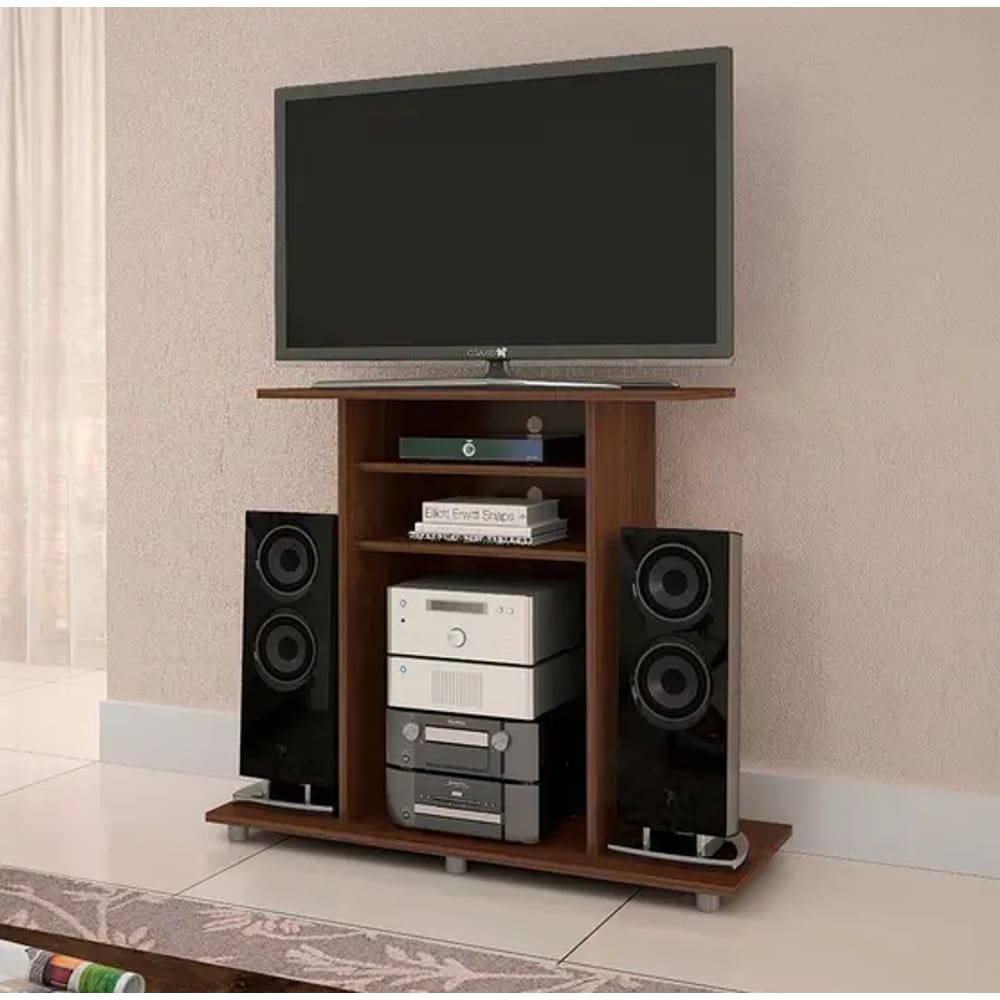 Rack Cipó Para Tv Até 32&quot; JCM Movelaria - Café Soft