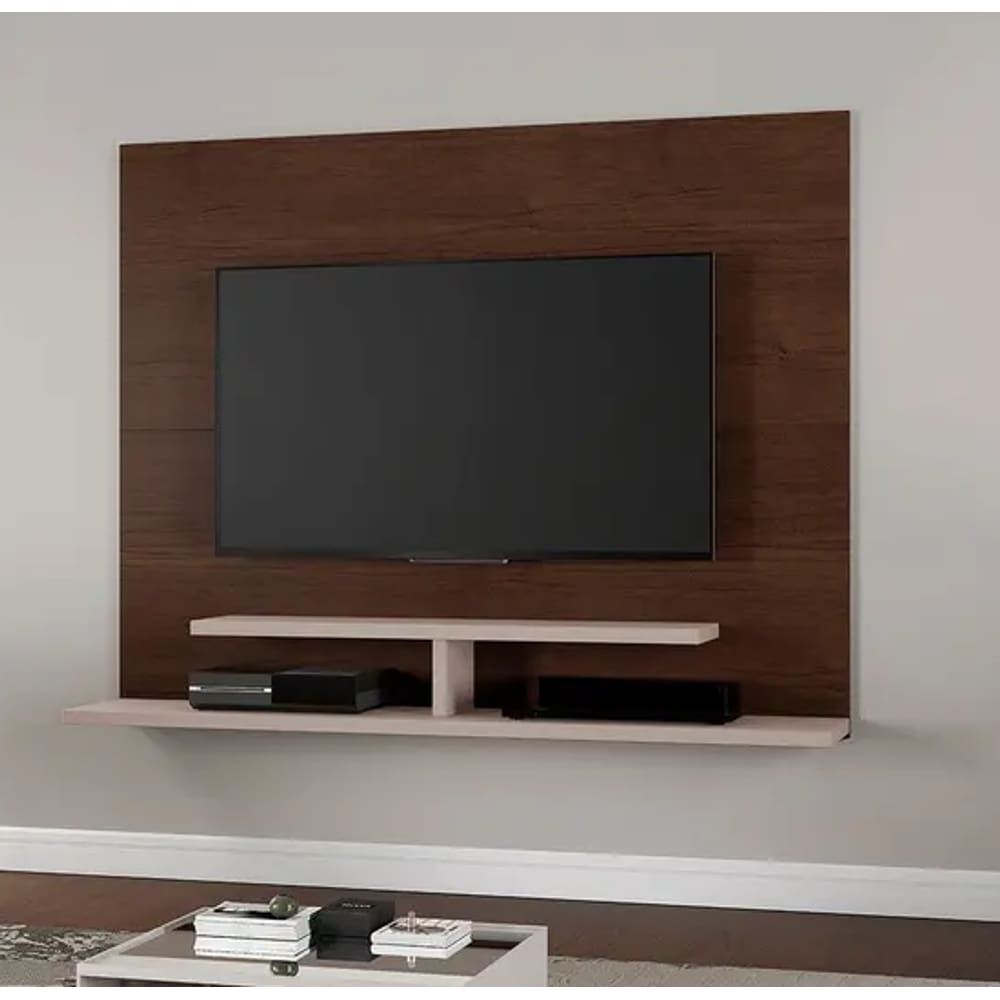 Painel Sion Para Tv Até 56&quot; JCM Movelaria - Café Soft/Off