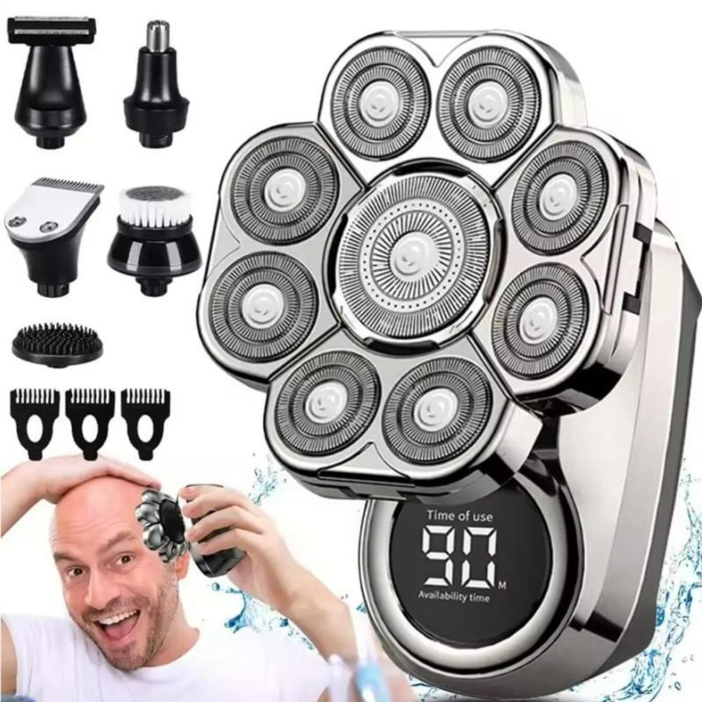 Barbeador Multifuncional Portátil Com Lâminas Precisas