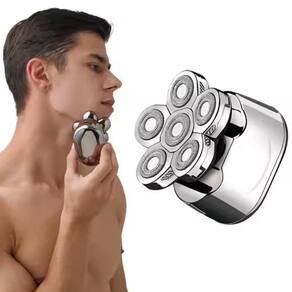 Barbeador 9 Em 1 Para Homens Com Escova De Limpeza