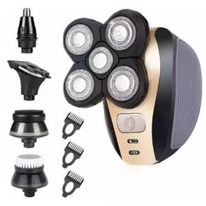 Barbeador 5 Em 1 Multifunções Sistema De Corte Duplo Rapidez