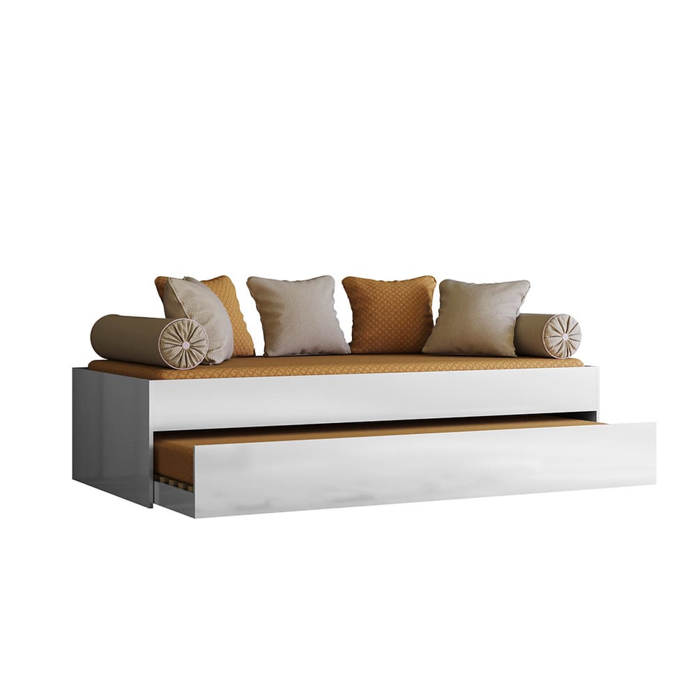 Bicama Ônix Flex Cor Branco ou Branco-nature sem Colchão - Peternella