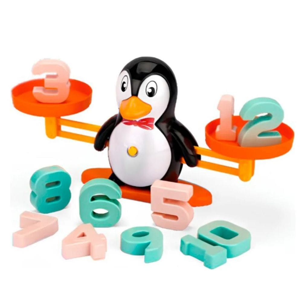 Balança Pinguim Jogo De Matemática Educativo Número Infantil