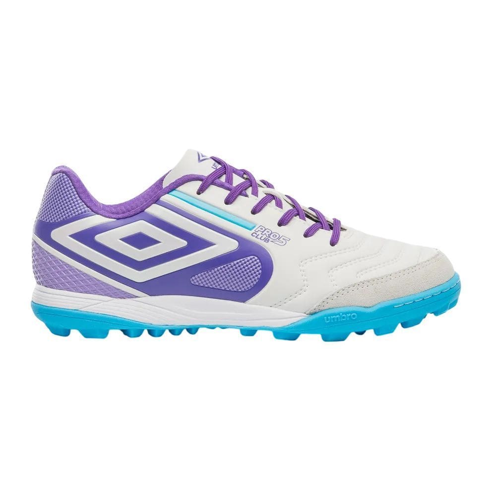 Chuteira Society Pro 5 Bump Club U01fb043-203 - Branco/Azul Claro 39
