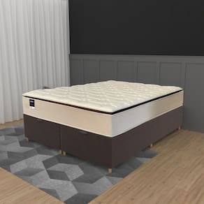 Cama Box Baú King Size 193cm Molas Ensacadas JSW Love Story HF25 Gazin