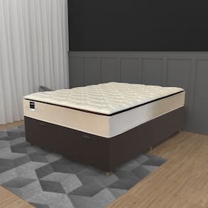 Cama Box Baú Casal 138cm Molas Ensacadas JSW Love Story HF25 Gazin