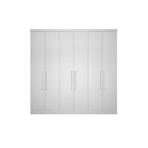 Modulado de Quarto Guarda Roupa c/ 6 Portas e 8 Gavetas Rizon/Linea Neve - Novo Horizonte