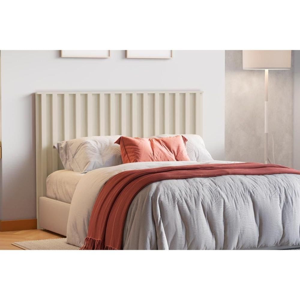 Cabeceira Cama Box Madeirado Vitoria Casal/Queen Off White - Europa