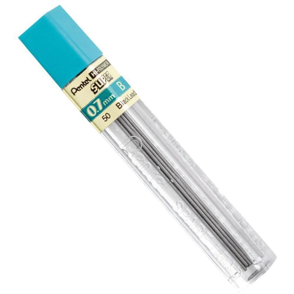 Grafite 0.7mm B Hi Polymer Super 12tbx12min - Pentel