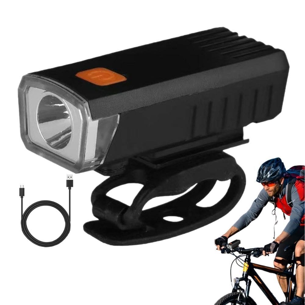 Lanterna Farol Dianteira Luz Super Brilhantes Ciclismo Bicicleta Bike Triciclo Recarregável USB