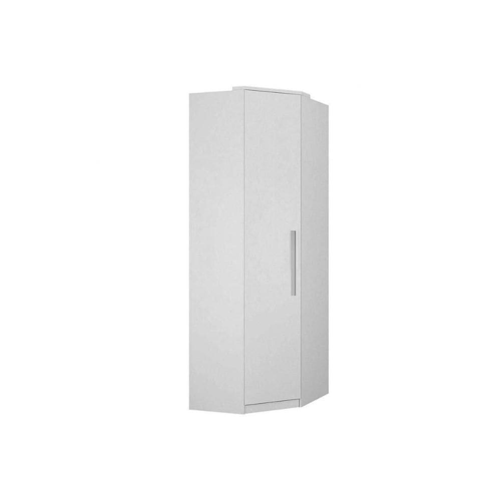 Modulado de Quarto Closet de Canto Oblíquo Rizon/Linea c/ 1 Porta Neve - Novo Horizonte