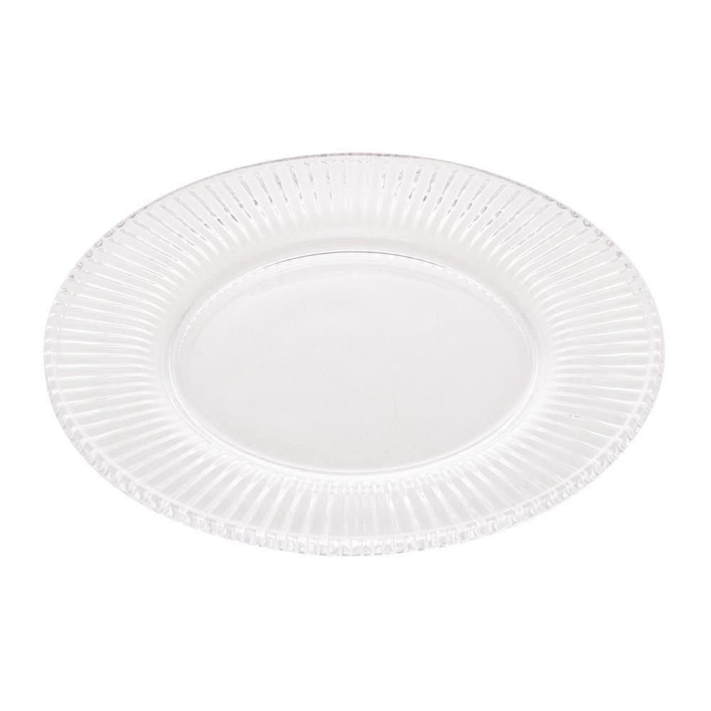 Prato para Sobremesa de Cristal Renaissance 23cm - Lyor