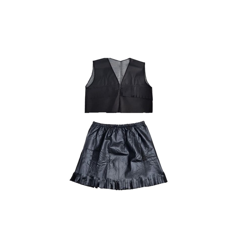 Fantasia Saia e colete Country Cowgirl Festa Junina Infantil